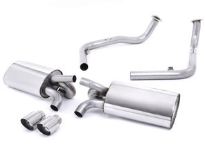 Milltek Sports Exhaust Muffler / Cat Back Non-Resonated (Louder) Porsche 987 Gen2 Boxster S / Cayman S 3.4L 2009-2013 - 98711311731, 98711311732, 98711313131, 98711313132, 98711311831, 98711311832, 98711313231, 98711313232, 98711351130, 98711351131, 987113511BX, 987113511DX, 98711351230, 98711351231, 987113512BX, 987113512DX - SSXPO118
