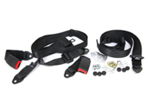 静态三点式后腰带和斜腰带（两套）。适用于保时捷 356 / 912 / 911 至 83 款 - 91180304904