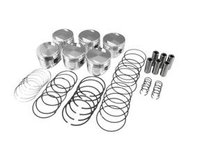 Kolben SATZ VON 6 (11,5 / 102 mm). Porsche 964/993 3.8L RS - 9002 - XP5022