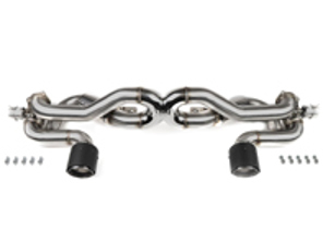 Exhaust Valvetronic X-Pipe system. Porsche 718 GT4 / GTS / Spyder (2020+) - 982251053D, 982251053G