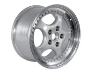 18-inch lichtmetalen velg voor, zilver metallic. Porsche 964 Turbo 3.6L - 96536213600, 96536214000