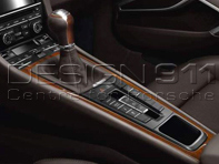 Centre Console Cover in DARK MAHOGANY. Porsche 991 / 981 Boxster/Cayman / 718 Boxster/Cayman - 99155398103S65
