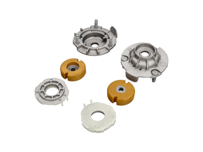 Juego de 2 soportes superiores para amortiguadores traseros. Porsche 997 C2 / C2S CABRIO - 99733306102