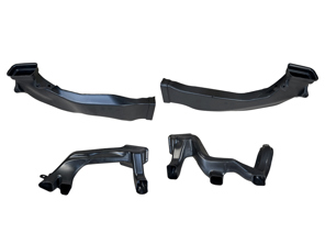 Cabin air duct channel set, RHD (Right Hand Drive). Porsche  991.1 / 991.2 - 99157246302, 99157246303, 99157246402, 99157246403, 99157279302, 99157269400