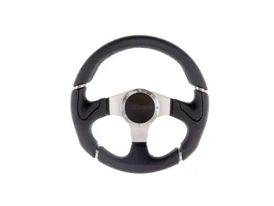 Stuur millenium - zwart leer - Momo - M11106542111R, M11106545111R