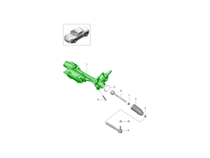 Steering Rack for Left-Hand Drive (LHD) Porsche 718 (982) Boxster / Cayman & 991-2 Carrera / Targa / Turbo - 99134701165, 99134701166, 99134701167, 99134700568