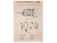 Poster - Cross-Section of the Porsche 356A Synchromesh - PCG35646010, PCG35610030