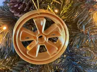 Cortador de galletas / decoración del árbol de Navidad estilo rueda Fuchs