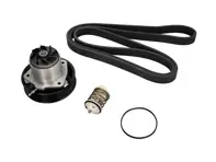 Wasserpumpen-, Riemen- und Thermostat-Einsatzsatz für Porsche 958 Cayenne 3,6 l - 95810603304, 95810612602, 95810612601, 95810612600, WHT000863, 94610225230, 95810603303, 95810603302, 95810603301, 95810603300, 95510293300