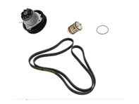 Water pump, belt & thermostat insert kit Porsche 958 Cayenne 3.6ltr - 95810603304, 95810612602, 95810612601, 95810612600, WHT000863, 94610225230, 95810603303, 95810603302, 95810603301, 95810603300, 95510293300