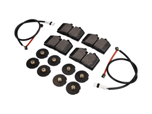 REAR Brake pads, sensors, shims kit Porsche 993 C4 Brembo - 96435193903, 99361236501, 99635208600, 99635208602