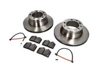 Achterremblokken en remschijfpakket. Porsche 944 S2 3.0L 16V 1989-91 Textar - 95135204105, 94461236502, 96435193903, 95135193908, 95135204102