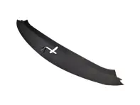 Pieza de moldura negra para compartimento de almacenamiento delantero: cierra el pestillo. Porsche 718 (982) Boxster y Cayman / 991-2 Carrera 2 - 991555411021E0 - 991555411021E0