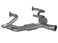 Sport exhaust manifold with boxes, Sebring style. Porsche 356 - 1620101200, PO-92751, 61611101005 - 1620101200