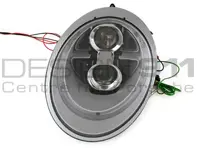 FAROS DELANTEROS DUAL PROYECTOR HALOGEN + AURORA LIGHT Porsche 997 05-08 PLATA RHD - 99763115713, 99763115813