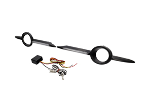 带 DRL 灯的雾灯罩。保时捷 987C Cayman - 98750572100G2X, 98750572100G2X