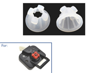 Inserts en caoutchouc pour la serrure du couvercle arrière. Porsche 924 / 944 / 968 - 5947, 94453805604, 94453895501, 94453895601