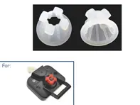 Gummieinlagen für Heckklappenschloss. Porsche 924 / 944 / 968 - 5947, 94453805604, 94453895501, 94453895601