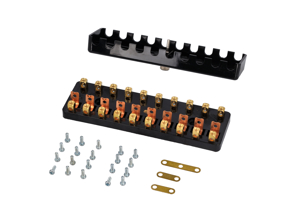 Porte-fusibles céramique 10 pôles. Porsche 911 1970-73 - 91161208600, 911808-024