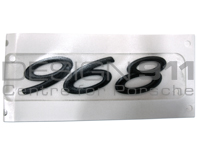 Insigne arrière '968'. Porsche 968 - 9445592200370C, 944.559.220.03.70C