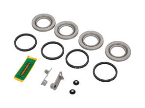 Hochleistungs-Bremssattel-Dichtungssatz vorne, 38 mm. Passend für Porsche 718 Boxster / Cayman 2,0 l / 2,5 l - 9P1698671C, 99635191501 - 663801