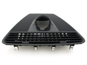 Middenafdekking dashboard in zwart. Porsche 971 Panamera - 971858122E5Q0, 971858122A5Q0, 971858122E, 971858122A