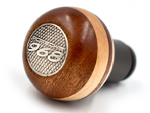 Mahogany and maple wood gearshift knob. Porsche 968 - 94442407502/2, 944424075028YR, 944424075025YW, 94442407502F04, 94442407502M15, 944424075022KR, 944424075021GP, 944424075023PK