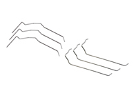 Kit ressort de serrage phare avant. Porsche 911 / 964 - 90163111602, 64463112200