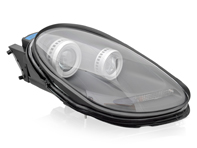 Lampada frontale. Porsche Carrera GT (vetture con guida a sinistra) - 98063105801, 98063105701