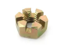 Castle nut M10x1. Porsche 356 - 90007900302, 90007900303