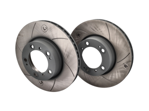 Paquete de discos de freno delanteros ranurados Porsche 996 / 997 / 986 / 987 (99635140501 / 99635140601) - 99635140501, 99635140601