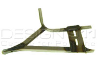 Supporto dell'ala anteriore. Porsche 356 - 356A - P130L, P130R, PP130L, PP130R, 64450109500, 64450109600