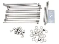 曲轴箱螺栓套件。保时捷 911 3.0L 至 3.3L 发动机 - 93010117302, 93010117301, 204-5405, 93010117201, 93010117306