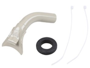 Buse de dégivrage avec anneau en caoutchouc et pince, ARRIÈRE. Porsche 911/912 (1965-68) - 90157204122, 90157204222, 99970204050, 99951300340, 99951300240 - 1628000550, 1628000560