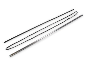 Modanatura sottoporta laterale + guarnizione in gomma. Porsche 911 1965-73 - 90155901122 - 1686500600