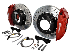 Kit de gros freins Brembo GT (avant). Porsche - Taille du disque de frein : 332x32 - 1H17004A, 1H17004A1, 1H17004A2, 1H17004A3, 1H1.7004A
