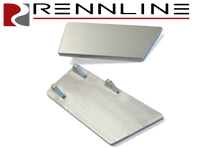 Rennline aluminium binnendeurkrukset. VLAK. Porsche 911/912/930 / 964 - DH02