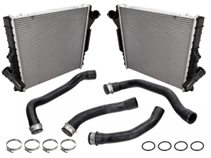 Radiators and pipes replacement kit for 991.2 / 982 Boxster / 982C Cayman - 9P1121251, 9P1121252, 9P1121623, 9P1121624, 9P1121611, 9P1121612, 99951249900, 99610680102