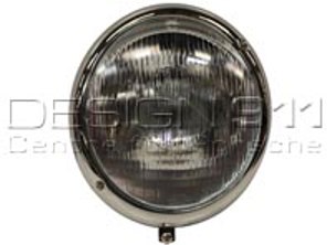 Headlamp. Porsche 356 1955-68 LHD - 64463110107, 35662014, 356 62014, 111941021A, 111941039, 8195101302