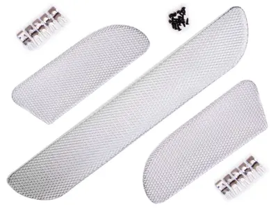 Rennline Drahtgeflecht-Grill-Kit für Frontstoßstange (Außengrill-Kit). Porsche 981 Cayman/S - E158.159, E158159