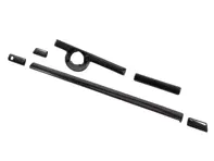 Kit di finiture per cruscotto in fibra di carbonio di Rennline LHD. Porsche 955 / 957 Cayenne 2003-10 - 95555267501CHF, 95555267501WNM, 95555242502CS3, 95555245102CS3 - I185