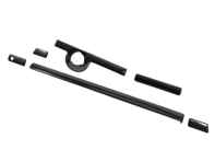 Rennline 左舵碳纤维仪表盘装饰套件。保时捷 955 / 957 卡宴 2003-10 - 95555267501CHF, 95555267501WNM, 95555242502CS3, 95555245102CS3 - I185