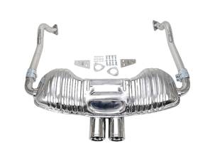 Exhaust Muffler / Silencer Sports DesignTek for 987.1 Boxster / 987.1 Cayman - 98711311200, 98711311204, 98711311205, 987113112AX, 98711311801, 98711311802, 987113118AX, 98711311400, 98711311402, 98711311403, 987113114AX, 98711311100, 98711311104, 98711311105, 987113111AX, 98711311701, 98711311702, 987113117AX, 98711311300, 98711311302, 98711311303, 987113113AX, 98711351260, 987113512CX, 98711311800, 98711351160, 987113511CX, 98711311700 - M&M87050/1