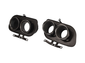 Tubos de escape DesignTek diseño redondo doble, cromado para Porsche 997.2 - 992251187Q, 992251187AJ, 992251187AA, 992251188Q, 992251188AJ, 992251188AA, 992251187M, 992251187BA, 992251188M, 992251188BA, 992251188R, 992251187C, 992251187AS, 992251187AE, 992251188C, 992251188AS, 992251188AE, 992251187J, 992251187AT, 992251187AF, 992251188J, 992251188AT, 992251188AF