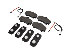 Kit pastiglie freno ANTERIORI, sensori, spessori Porsche 996 Turbo / 996 C4S Brembo - 99635194913, 99661236501, 99635108901