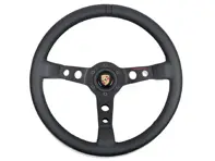 Volant performance Porsche Classic, surpiqûres noires. Porsche 911 / 914 / 924 / 928 / 944 / 968 / 964 / 993 / 996 / 986 Boxster - PCG34708410, PCG34790100