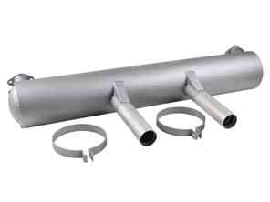 Sportauspuffanlage mit zwei Endrohren. Porsche 356B / 356C Carrera 2 - 69211101700, 58711101700 - 1620615700, PO-92762