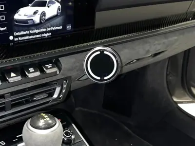 Support/chargeur pour smartphone, pour la boîte à gants. Porsche 992