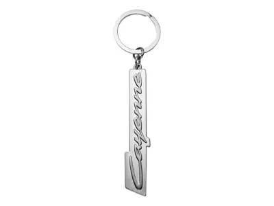 Porte-clés Porsche avec lettrage Cayenne, argent. - WAP0500370SCYE