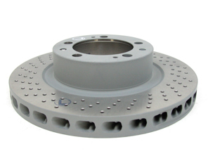 Remschijf voor, geboord monoblok, 322x32 mm. Porsche 964 RS / TURBO 3.3L / TURBO-LOOK - 96535104300, 96535104400 - PFL39653, PFR39654